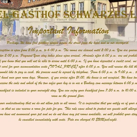 Schwarzes Lamm בית הארחה רוטנבורג אוב דר טאובר