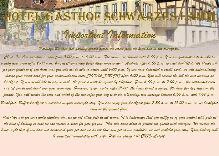 Schwarzes Lamm Гостевой дом Ротенбург-на-Таубере